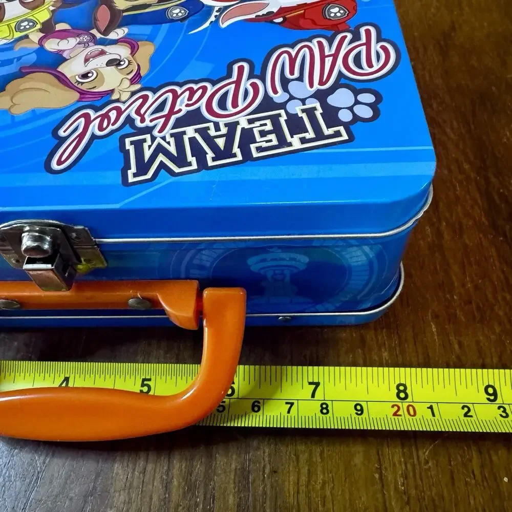 Paw Patrol Metal Lunch Box Tin Handle “Search With Skye” Board Book Nickelodeon